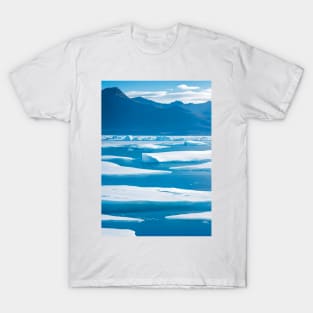 Icy Ocean with Floating Icebergs T-Shirt